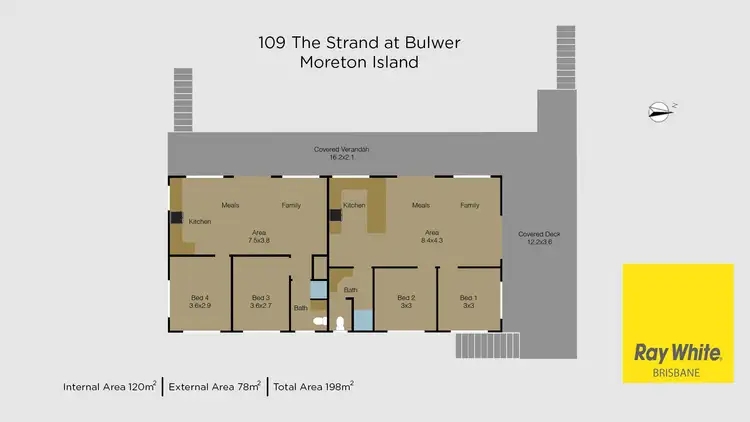 Floorplan of Homely house listing, 109 The Strand, Bulwer QLD 4025