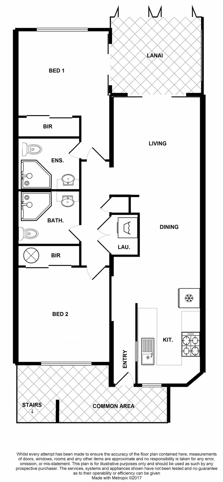 Floorplan of Homely unit listing, 202/41-51 Oonoonba Road, Idalia QLD 4811
