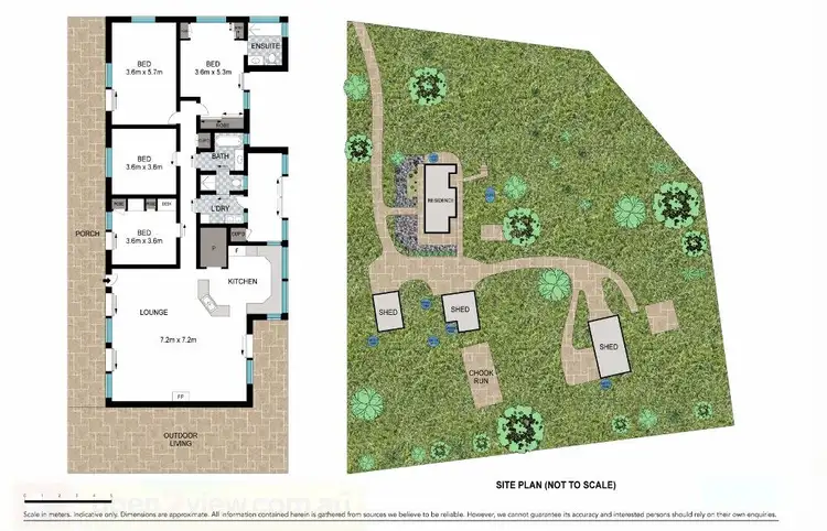 Floorplan of Homely rural property listing, "Millar View" South Branch Road, Maryvale QLD 4370