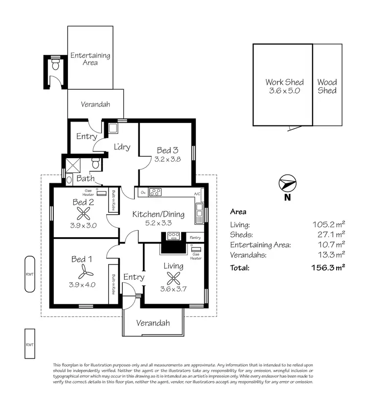 Floorplan of Homely house listing, 6 Pope Street, Mount Barker SA 5251