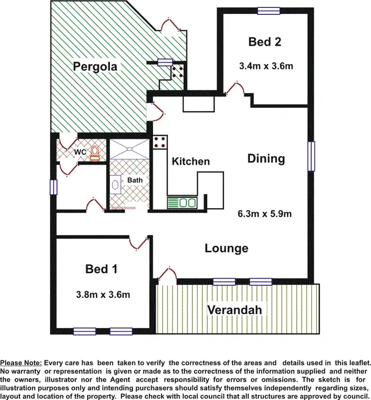 Floorplan of Homely house listing, 14 Irwine Street, Wallaroo SA 5556
