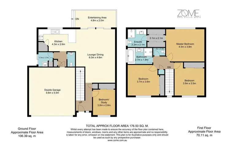 Floorplan of Homely townhouse listing, 165 Muir Street, Labrador QLD 4215