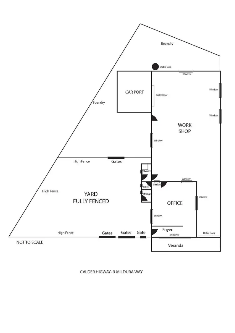 Floorplan of Homely house listing, 9 Mildura Way, Charlton VIC 3525