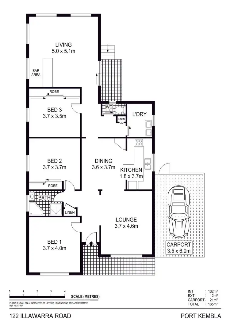 Floorplan of Homely house listing, 122 Illawarra Street, Port Kembla NSW 2505