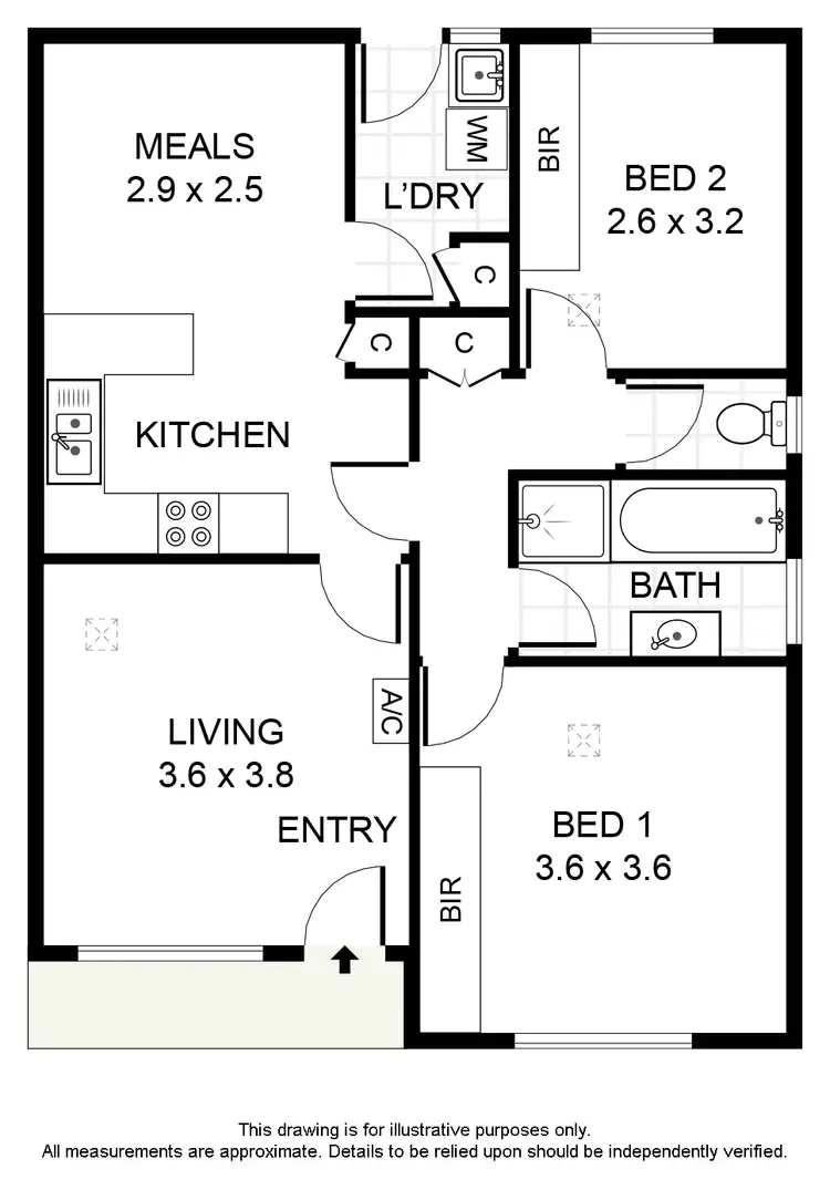 Floorplan of Homely house listing, 1/200 Payneham Road, Evandale SA 5069