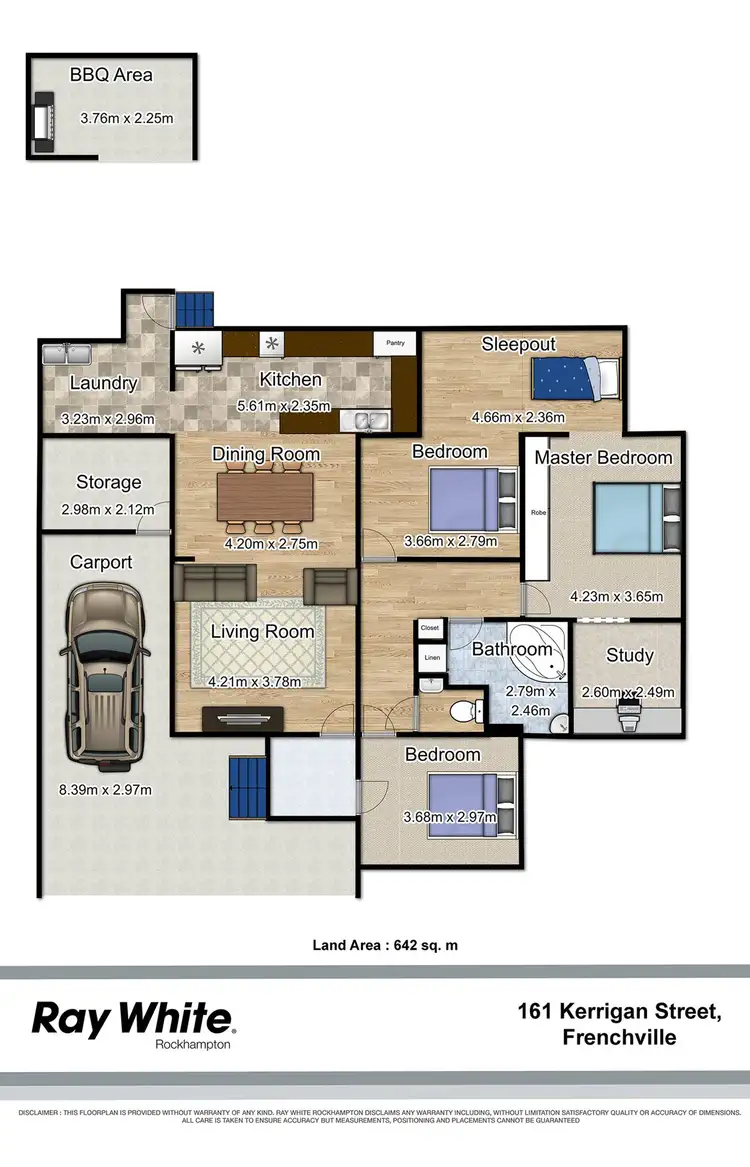 Floorplan of Homely house listing, 161 Kerrigan Street, Frenchville QLD 4701
