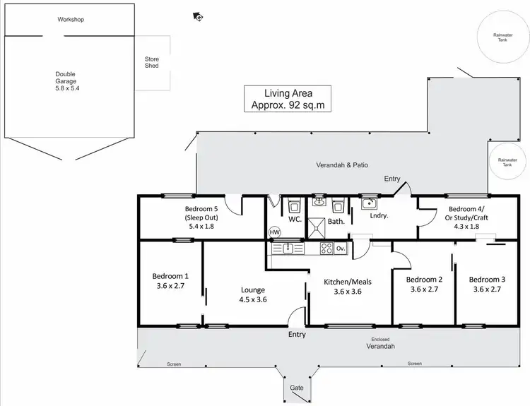 Floorplan of Homely house listing, 19 Sturt Street, Loxton SA 5333