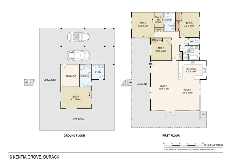 Floorplan of Homely house listing, 16 Kentia Grove, Durack NT 830