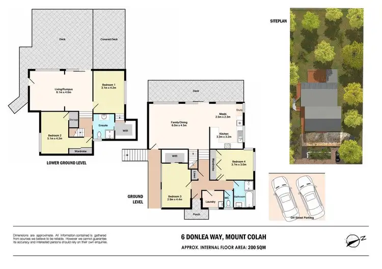 Floorplan of Homely house listing, 6 Donlea Way, Mount Colah NSW 2079