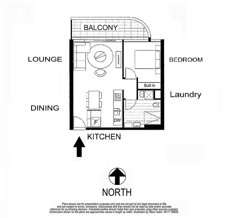 Floorplan of Homely apartment listing, C205/72 Macdonald Street, Erskineville NSW 2043