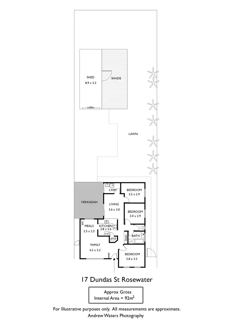 Floorplan of Homely house listing, 17 Dundas Street, Rosewater SA 5013