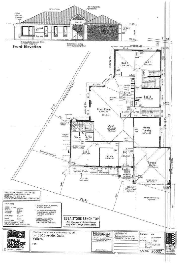 Floorplan of Homely house listing, 6 Shanklin Court, Wellard WA 6170