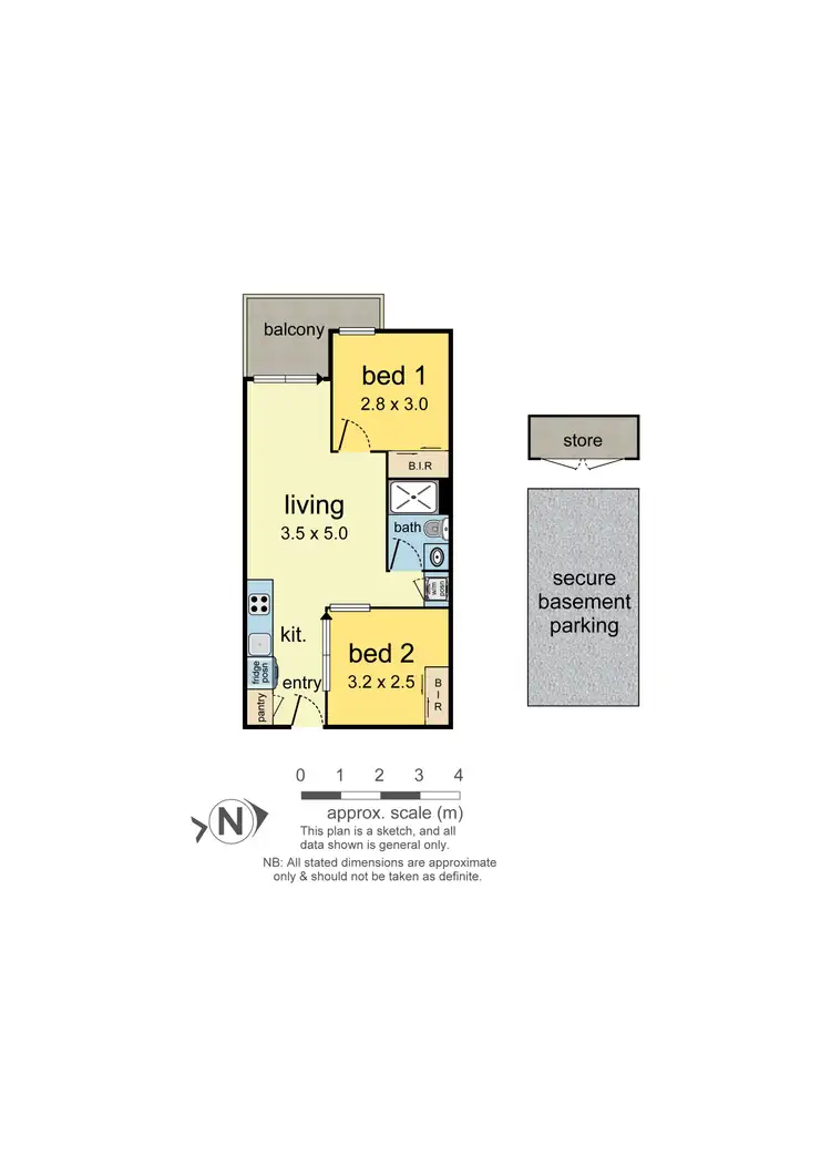 Floorplan of Homely apartment listing, 311/15 Bond Street, Caulfield North VIC 3161