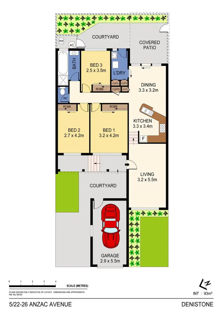 Floorplan of Homely villa listing, 5/22-26 Anzac Avenue, Denistone NSW 2114