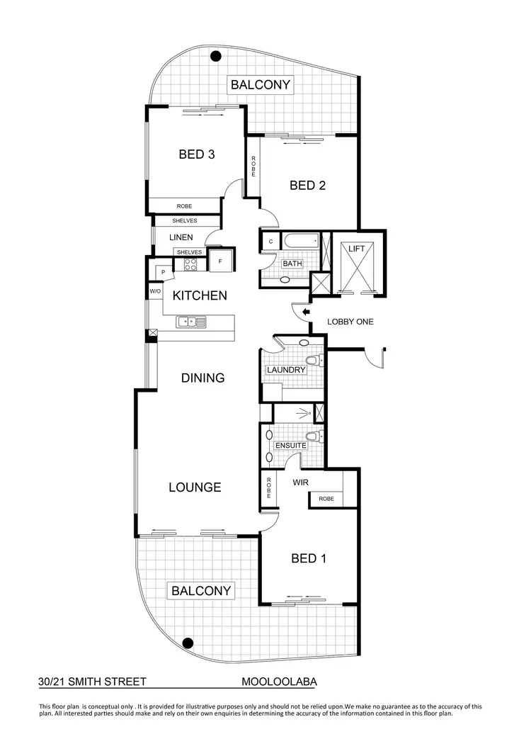 Floorplan of Homely unit listing, 30/21 Smith Street, Mooloolaba QLD 4557