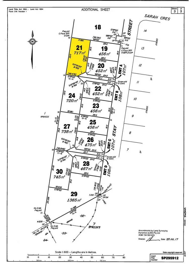 Floorplan of Homely land listing, Lot 21 Stay Street, Ferny Grove QLD 4055