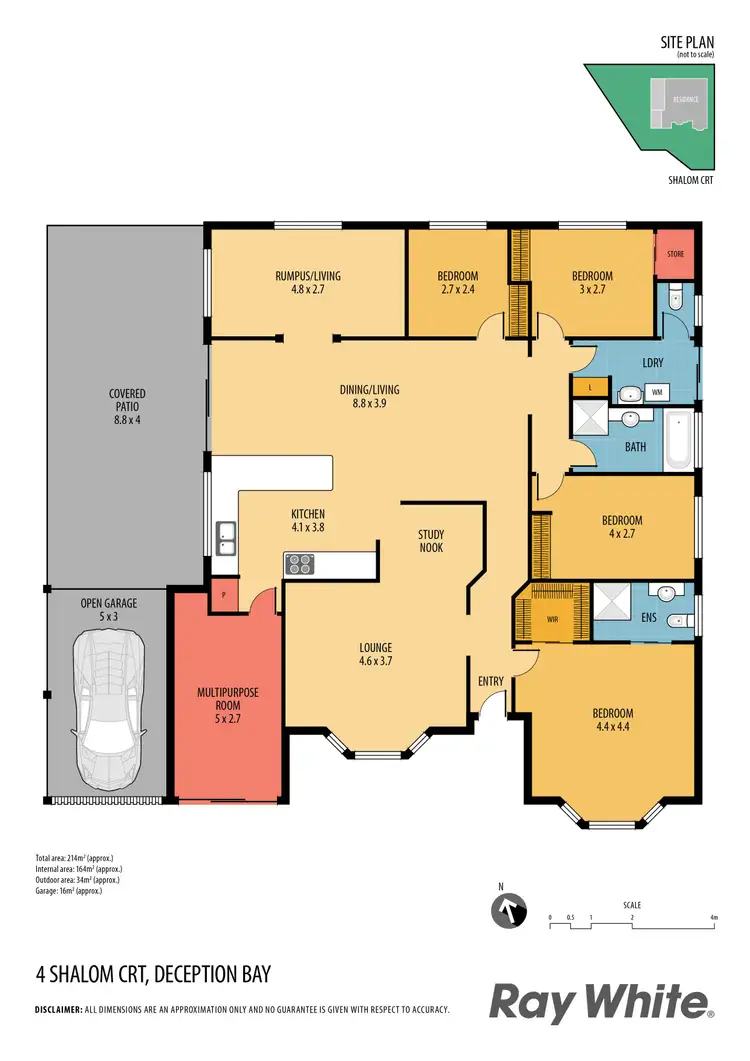 Floorplan of Homely house listing, 4 Shalom Court, Deception Bay QLD 4508