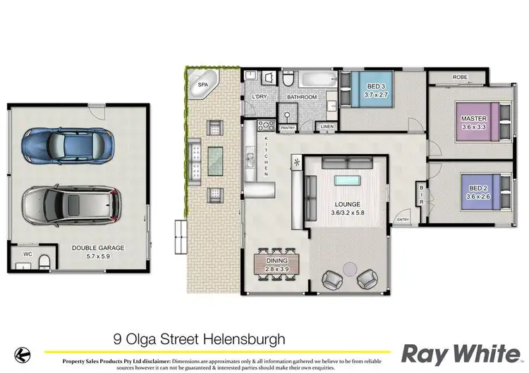 Floorplan of Homely house listing, 9 Olga Street, Helensburgh NSW 2508
