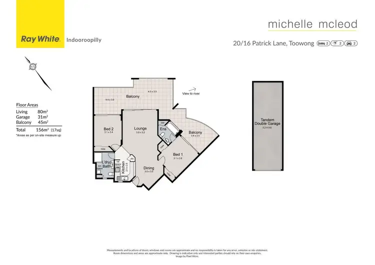 Floorplan of Homely unit listing, 20/16 Patrick Lane, Toowong QLD 4066