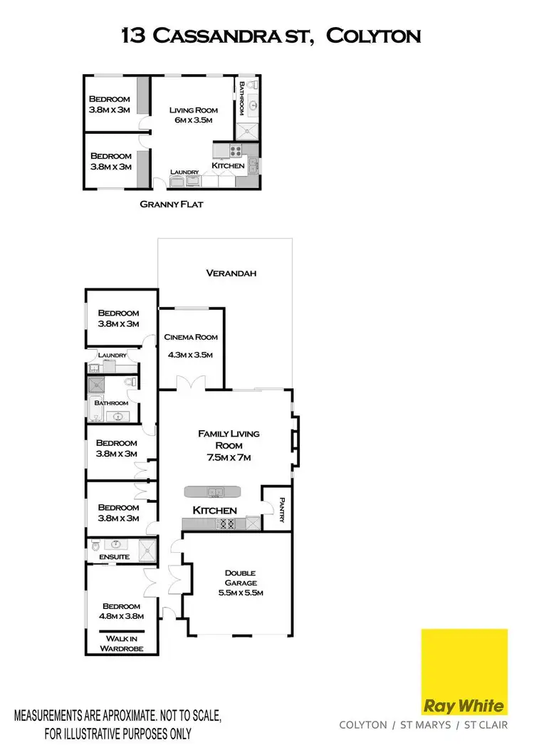 Floorplan of Homely house listing, 13 Cassandra Place, Colyton NSW 2760
