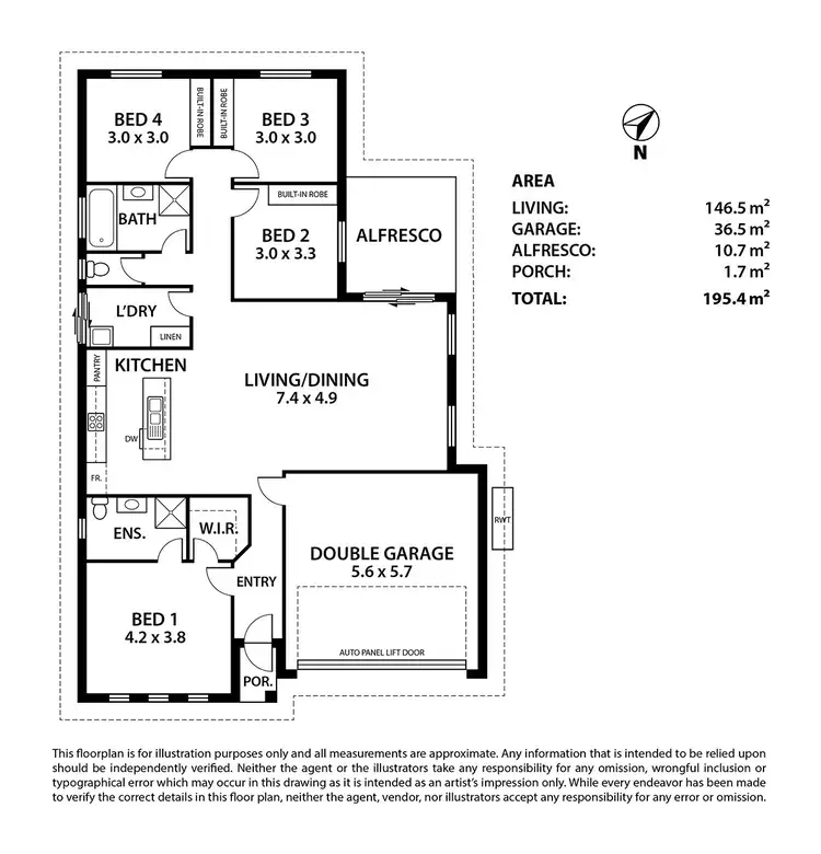 Floorplan of Homely house listing, 39 Pfitzner Close, Murray Bridge SA 5253