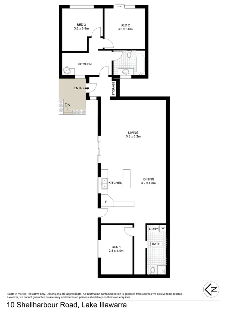 Floorplan of Homely house listing, 10 Shellharbour Road, Lake Illawarra NSW 2528