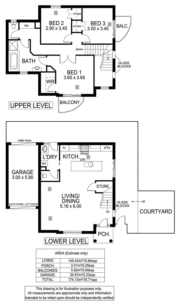 Floorplan of Homely townhouse listing, 9/268 Anzac Highway, Plympton SA 5038