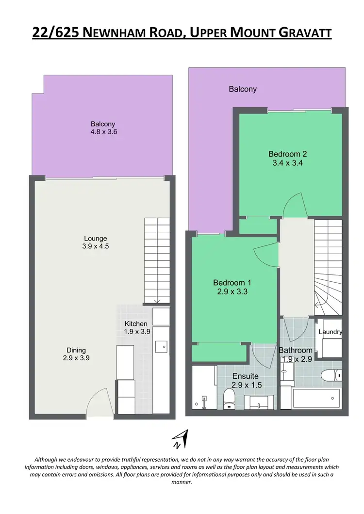Floorplan of Homely unit listing, 22/625 Newnham Road, Upper Mount Gravatt QLD 4122