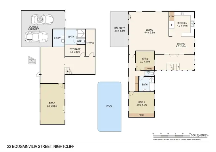 Floorplan of Homely house listing, 22 Bougainvilia Street, Nightcliff NT 810