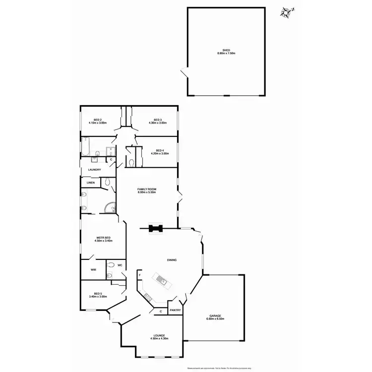 Floorplan of Homely house listing, 16 Schulz Street, Benalla VIC 3672