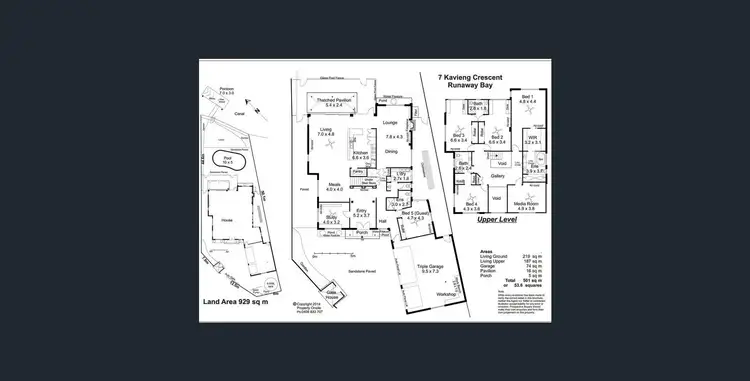 Floorplan of Homely house listing, 7 Kavieng Crescent, Runaway Bay QLD 4216