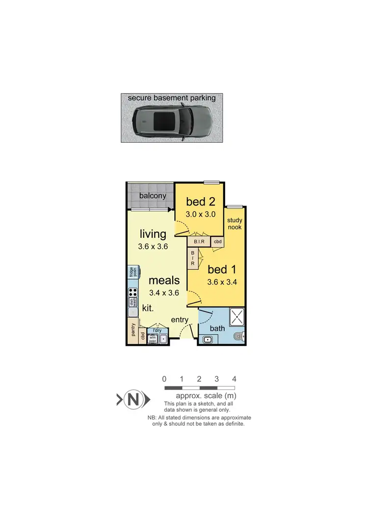 Floorplan of Homely apartment listing, 303/950 Swanston Street, Carlton VIC 3053