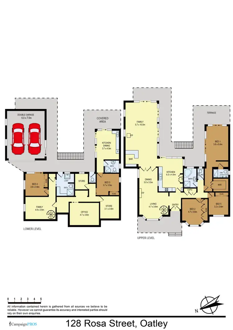 Floorplan of Homely house listing, 128 Rosa Street, Oatley NSW 2223