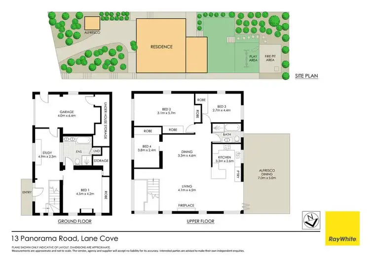 Floorplan of Homely house listing, 13 Panorama Road, Lane Cove NSW 2066
