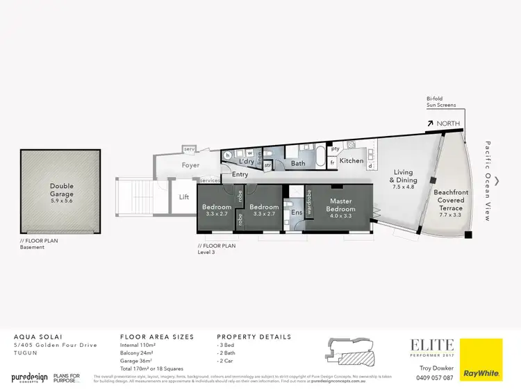 Floorplan of Homely unit listing, 5/405 Golden Four Drive, Tugun QLD 4224