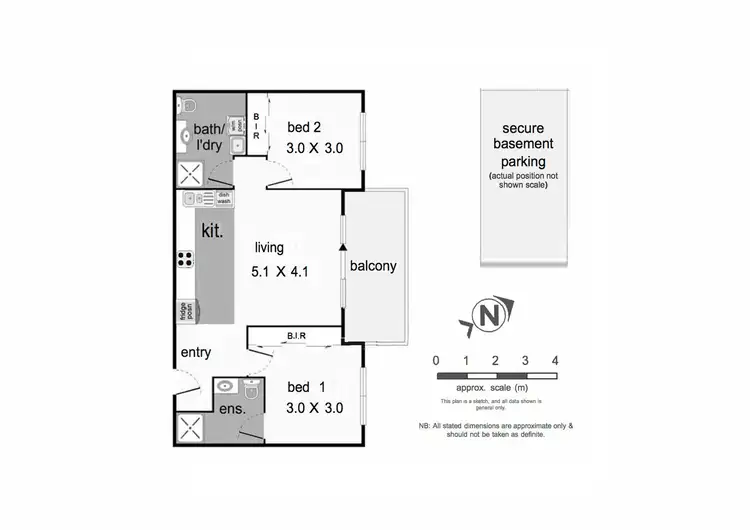Floorplan of Homely apartment listing, 105/10 Alfrick Road, Croydon VIC 3136