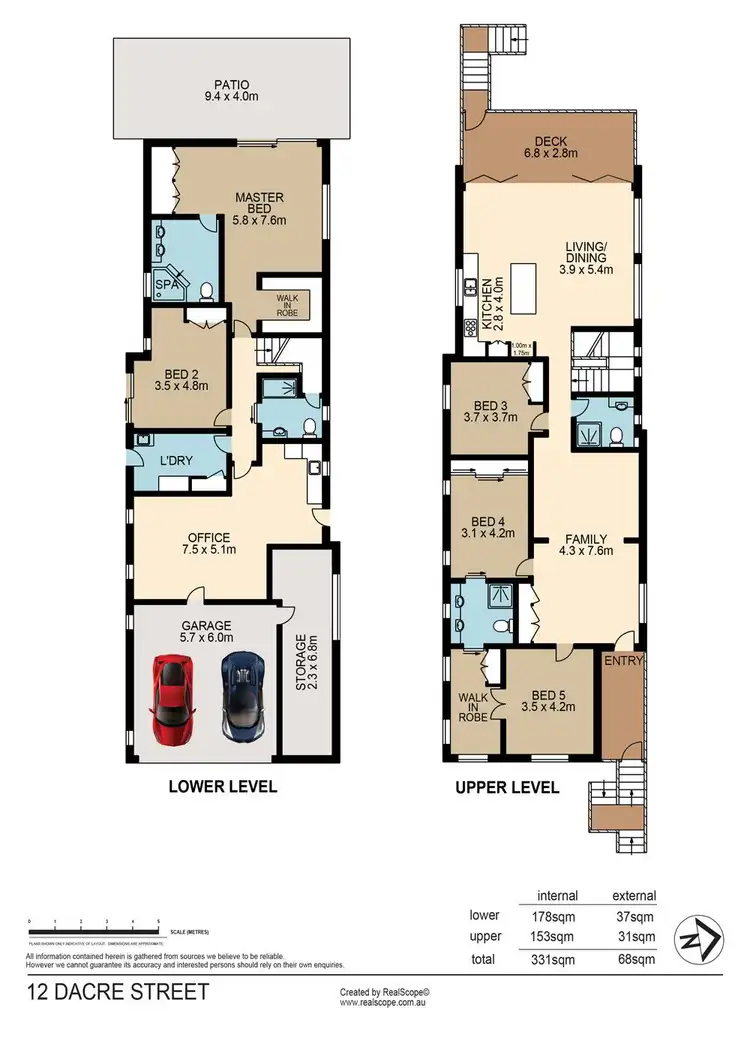 Floorplan of Homely house listing, 12 Dacre Street, Toowong QLD 4066