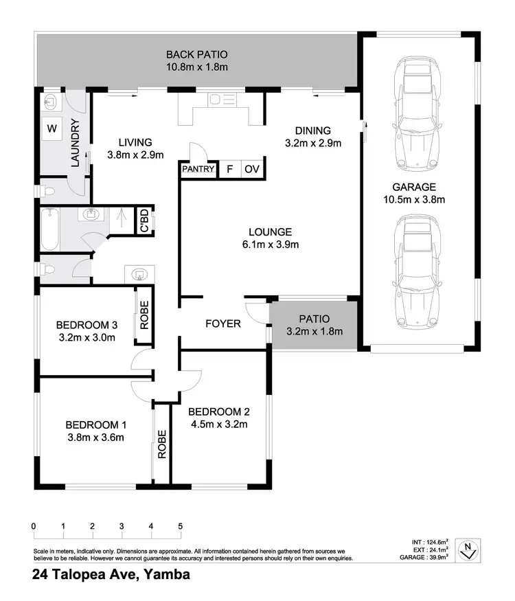 Floorplan of Homely house listing, 24 Telopea Avenue, Yamba NSW 2464