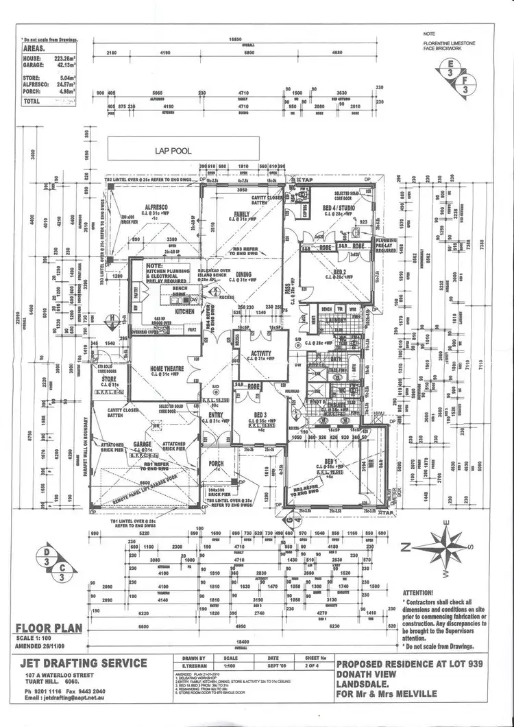 Floorplan of Homely house listing, 8 Donath View, Landsdale WA 6065