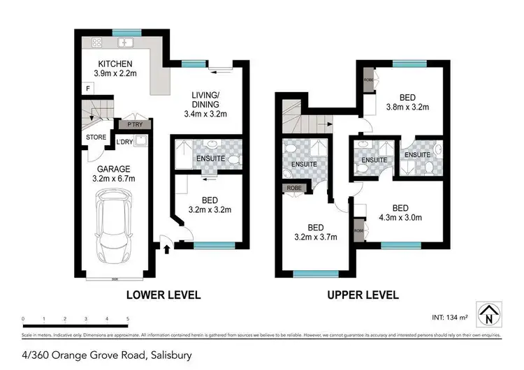 Floorplan of Homely townhouse listing, 4/360 Orange Grove Road, Salisbury QLD 4107