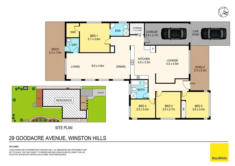Floorplan of Homely house listing, 29 Goodacre Avenue, Winston Hills NSW 2153