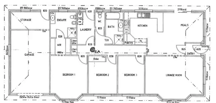 Floorplan of Homely house listing, 1 Ian Drive, Paringa SA 5340
