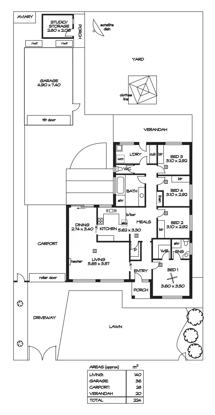 Floorplan of Homely house listing, 29 Brooklyn Terrace, Kilburn SA 5084