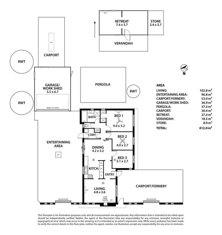Floorplan of Homely house listing, 2199 Mannum Road, Murray Bridge SA 5253