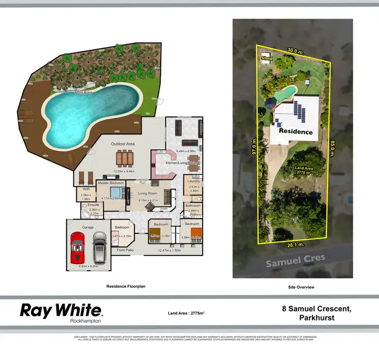 Floorplan of Homely house listing, 8 Samuel Crescent, Parkhurst QLD 4702