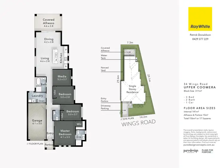 Floorplan of Homely house listing, 34 Wings Road, Upper Coomera QLD 4209