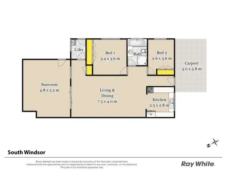 Floorplan of Homely house listing, 2/200 Mileham Street, South Windsor NSW 2756