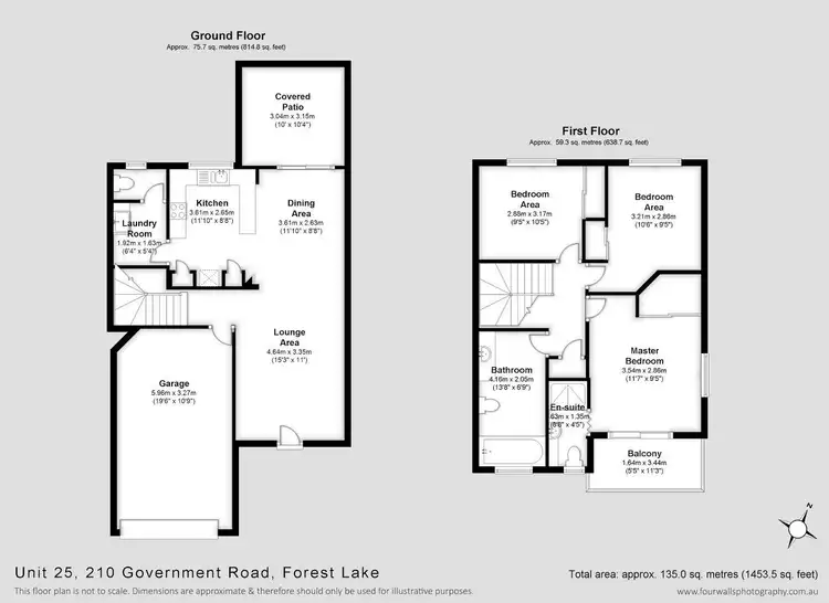 Floorplan of Homely townhouse listing, 25/210 Government Road, Forest Lake QLD 4078