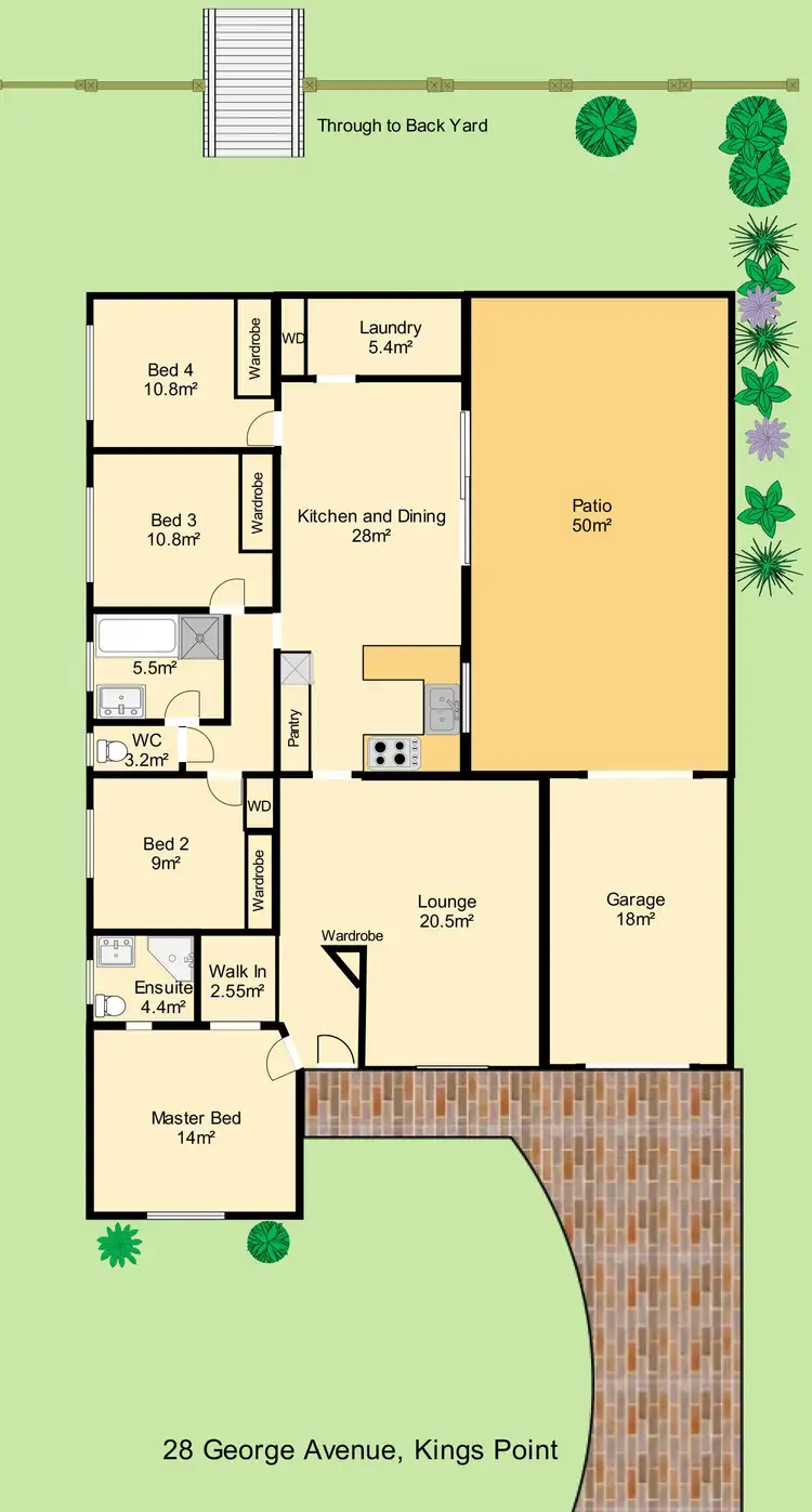 Floorplan of Homely house listing, 28 George Avenue, Kings Point NSW 2539