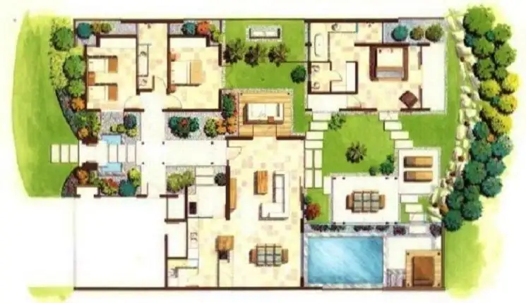 Floorplan of Homely villa listing, 6 Bale Drive, Port Douglas QLD 4877